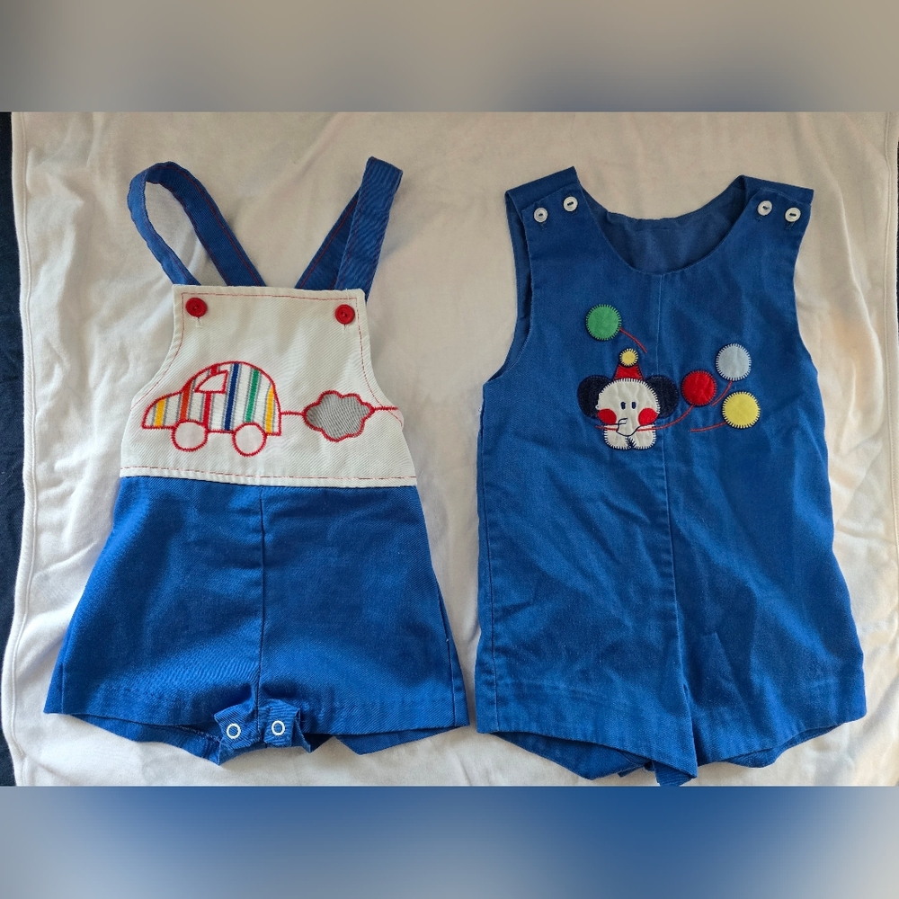 Vintage Rompers Shortalls 18 - 24 months